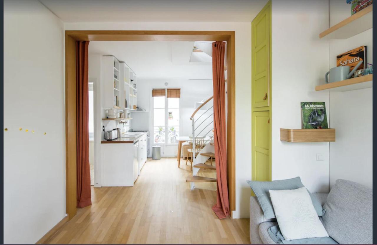 Paris Petit Appartement Lumineux Et Atypique Exteriör bild