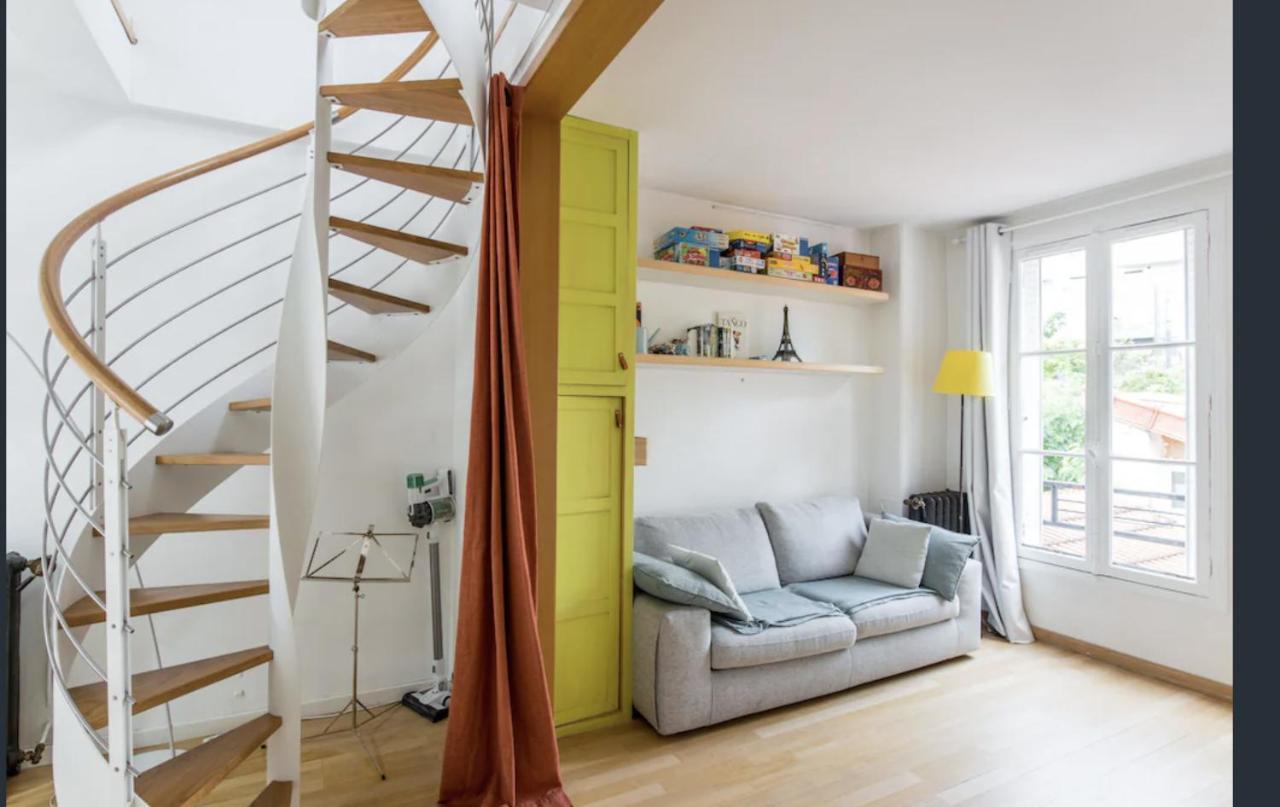 Paris Petit Appartement Lumineux Et Atypique Exteriör bild