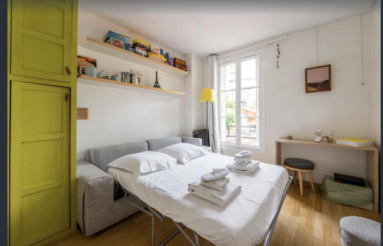 Paris Petit Appartement Lumineux Et Atypique Exteriör bild